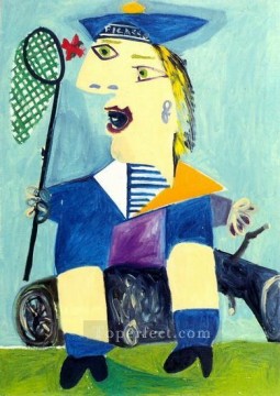 Maya in sailor outfit 1938 Pablo Picasso Oil Paintings